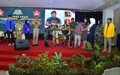 Gubernur Akmil Membuka Seminar Prodi Manajemen Pertahanan