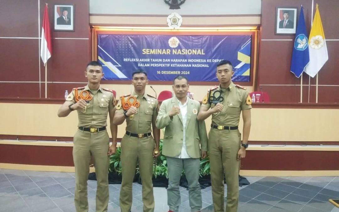 Dosen dan Taruna Prodi Manajemen Pertahanan Menghadiri Seminar Nasional di Universitas Gadjah Mada